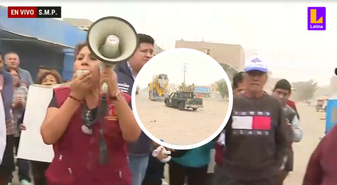 Vecinos de San Martín de Porres denuncian que viven sin pista desde hace 30 años