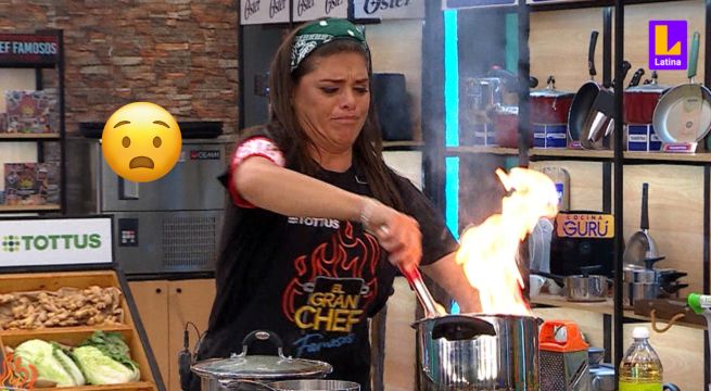 El Gran Chef Famosos, El Restaurante: Giovanna a punto de ocasionar accidente con la olla a presión