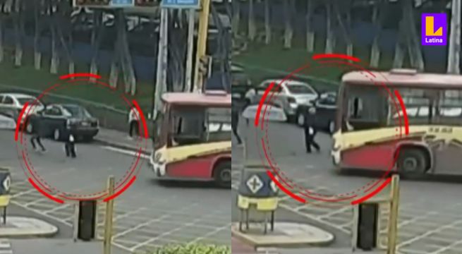 Bus atropella a adulta mayor frente al hospital Rebagliati