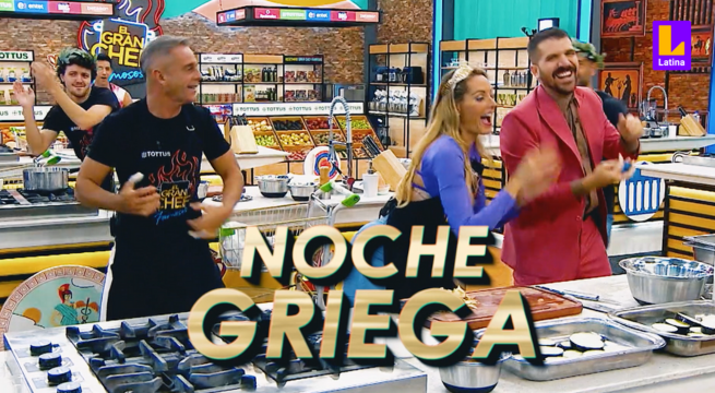 El Gran Chef Famosos EN VIVO: Se vivirá una divertida noche griega