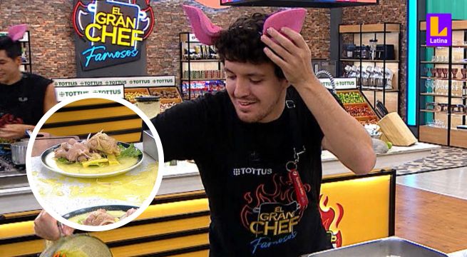 El Gran Chef Famosos: Jose Miguel DERRAMA toda su salsa en la mesa, ¿qué pasó?