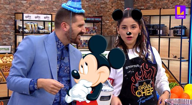 El Gran Chef Famosos: Arianna deslumbra con su imitación de Mickey Mouse