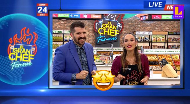 El Gran Chef Famosos: Karina estrena su nuevo NOTICIERO desde la cocina con debut de Peláez