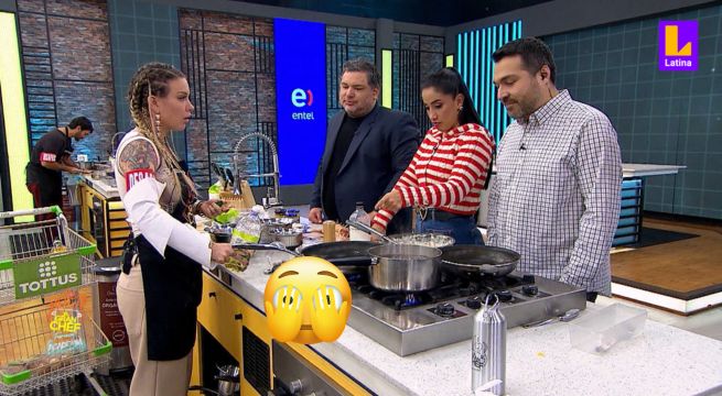 El Gran Chef Famosos: Nelly le llama la atención a Leslie por PELIGROSA práctica en la cocina