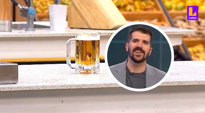 El Gran Chef Famosos: Peláez alzó un chopp de cerveza por los alumnos caídos