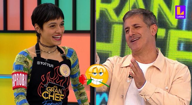 El Gran Chef Famosos: Javier Ampuero lanza piropo a Jely Reategui: “Me encantas”