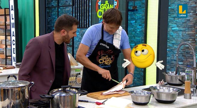 El Gran Chef Famosos: Christian NO tiene idea de cómo filetear pescado en la ronda final