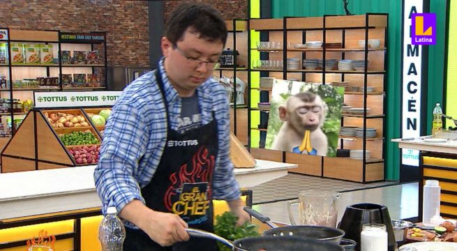 El Gran Chef Famosos: Phillip Chu Joy a punto de INCENDIAR su cocina