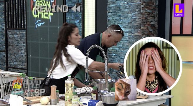 El Gran Chef Famosos: Vanessa DESESPERADA al ver que Roberto botó todo su mise en place