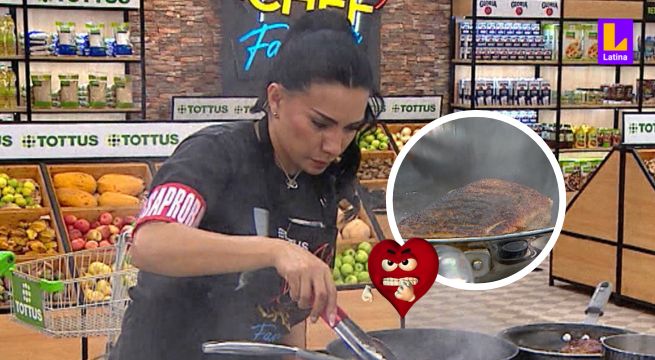 El Gran Chef Famosos: Diana Sanchez entra en pánico al quemar su pechuga de pato