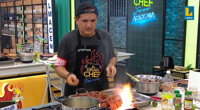 El Gran Chef Famosos: Tito Vega en APRIETOS con el FUEGO en su cocina