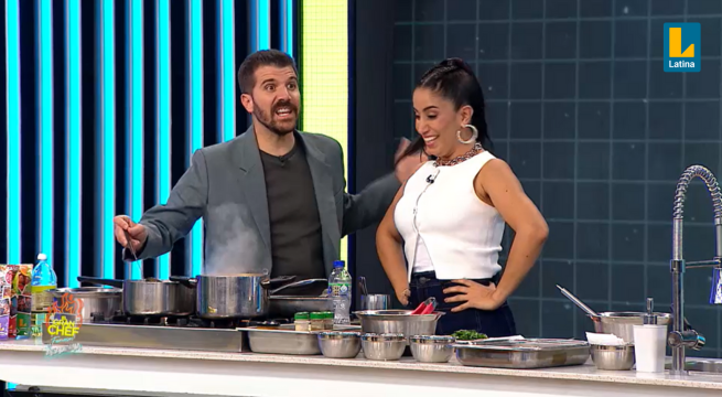 El Gran Chef Famosos: José Peláez "invoca" a Nelly Rossineli como en Pataclaun