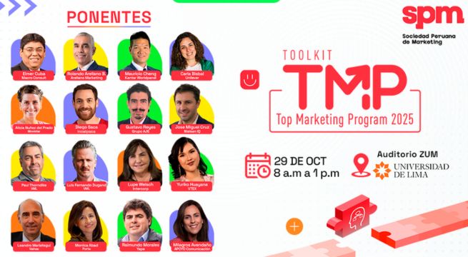 Llega el evento de Planificación más importante del año: el Top Marketing Program 2025 de la Sociedad Peruana de Marketing