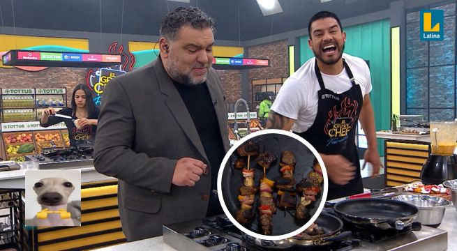 El Gran Chef Famosos: Erick QUEMA sus brochetas y Masías se burla