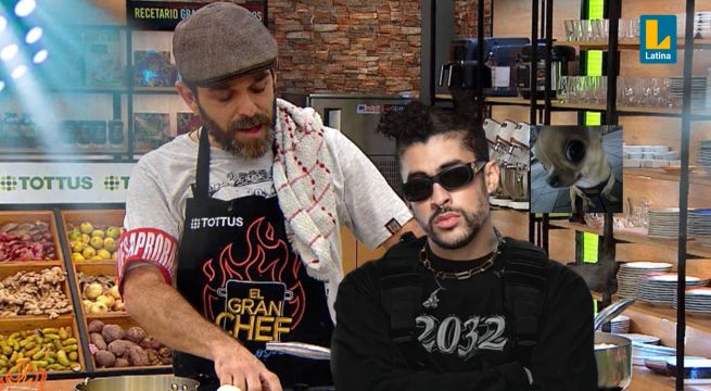 El Gran Chef Famosos: Andrés Salas IMITA a Bad Bunny, ¿cómo le salió?