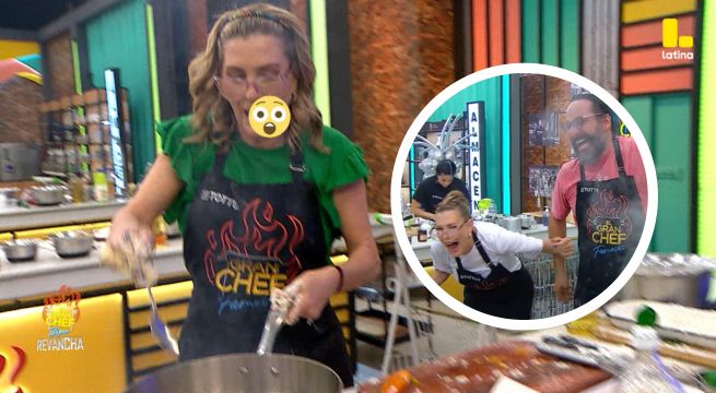 El Gran Chef Famosos: Leslie QUEMA sus ajíes rellenos, ¿fue el karma del “Loco” Wagner?