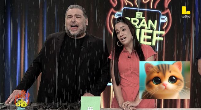 El Gran Chef Famosos: Nelly Rossinelli y Javier Masías recrean icónico trend de gatitos de TikTok