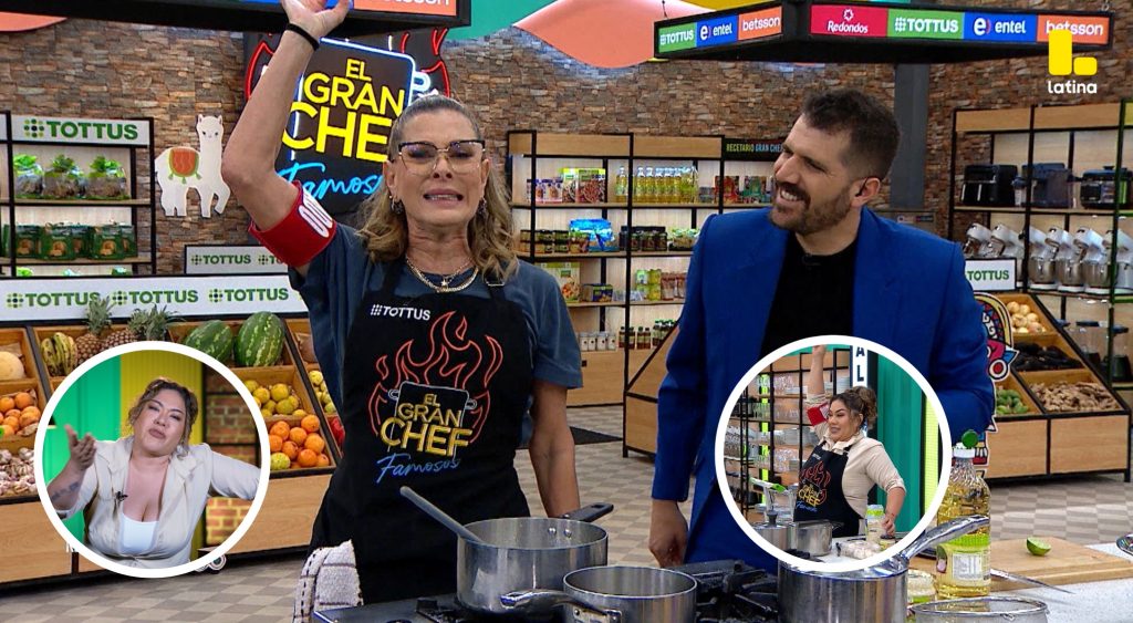 El Gran Chef Famosos: Leslie Stewart IMITA a Canchita y ¿le sale mal?