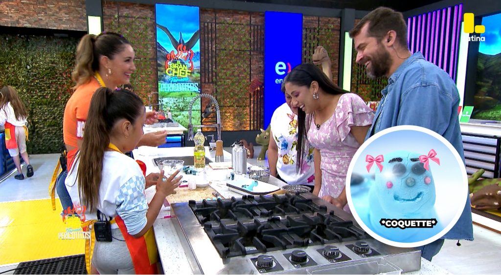 El Gran Chef Famosos: Tilsa Lozano y Vale PREPARAN un dinosaurio COQUETTE