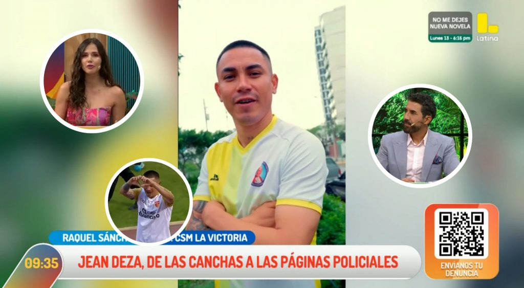 Jean Deza: de promesa de la selección peruana a portada de las páginas policiales