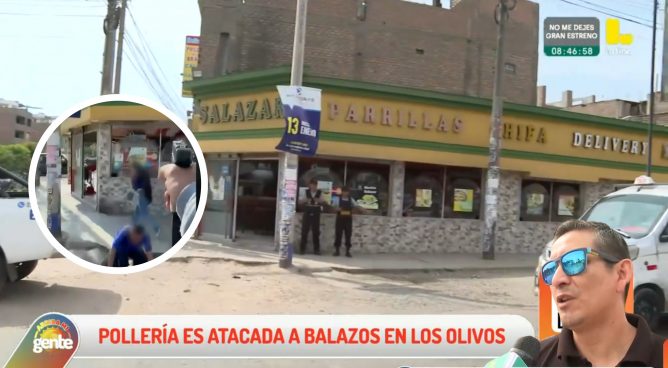 Balean pollería en Los Olivos: extorsionadores graban su crimen y exigen dinero