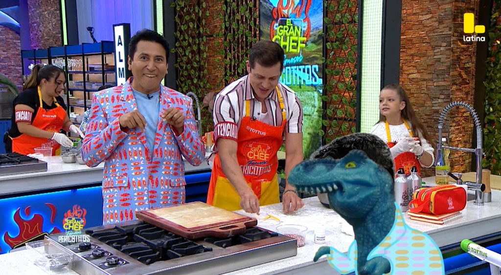 El Gran Chef Famosos EN VIVO: Los participantes juegan con DINOSAURIOS