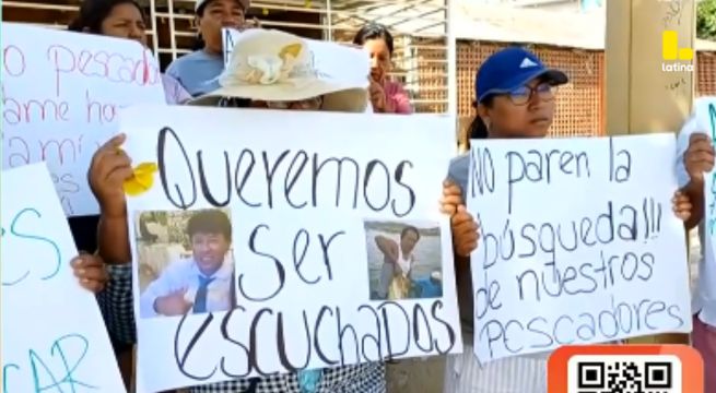 Pescadores DESAPARECEN en Tumbes y familias EXIGEN ayuda para su búsqueda