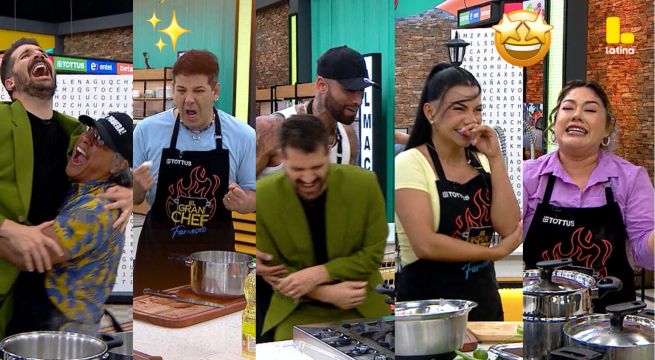 El Gran Chef Famosos: Los participantes ENSAYAN cómo celebrarían SU VICTORIA en la cocina