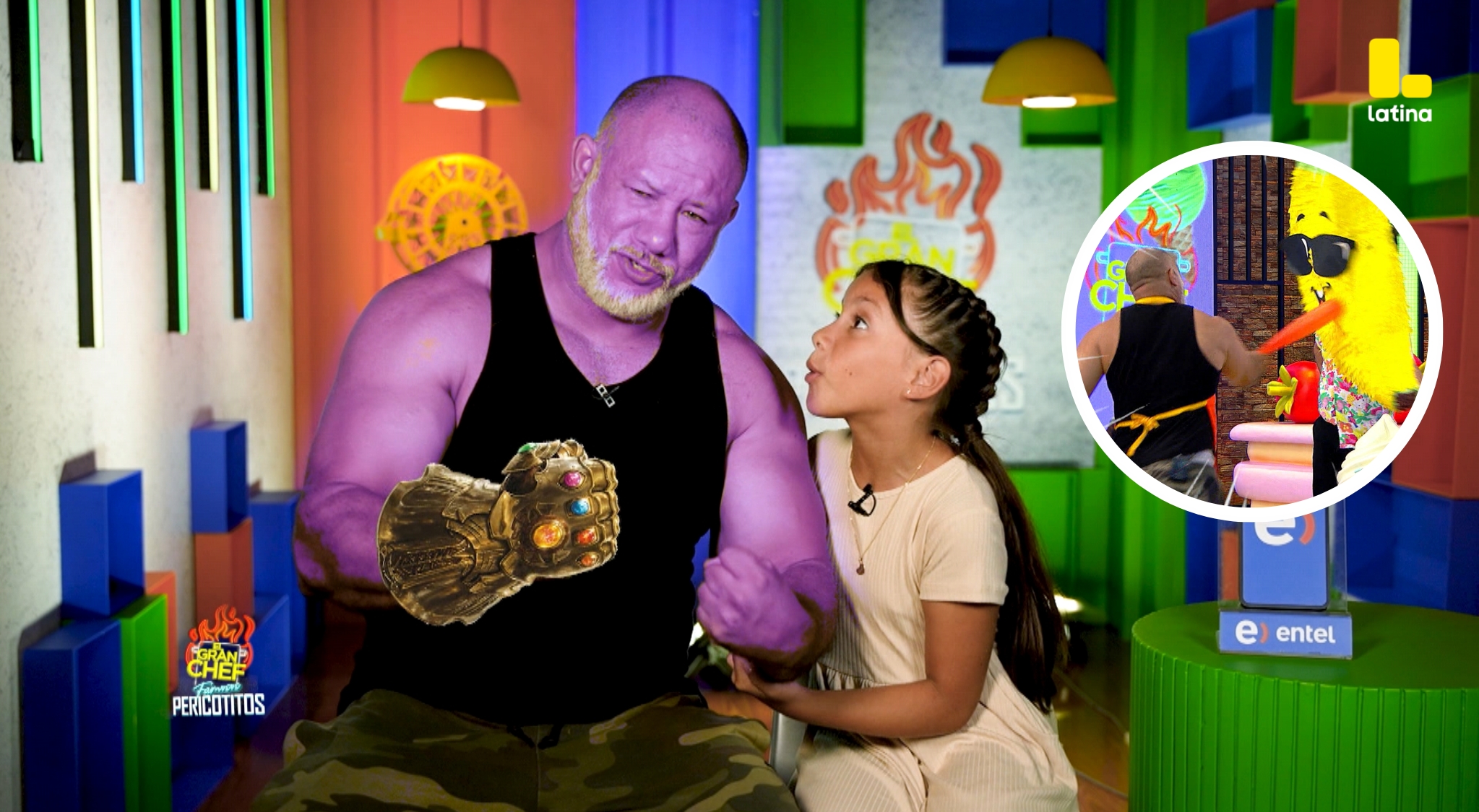 El Gran Chef Famosos: Steve “Thanos” Palao ROMPE un plátano GIGANTE, ¿cómo lo hizo?