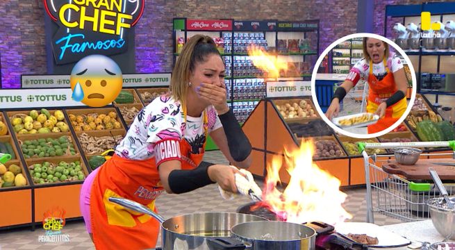 El Gran Chef Famosos: ¿Tilsa Lozano SUFRE su segunda QUEMADURA?