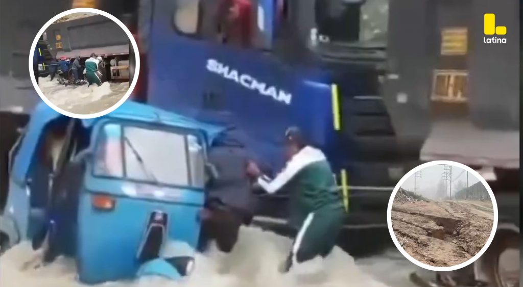 Policía ARRIESGA su vida para salvar a una familia atrapada en un río