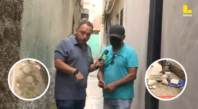 Desagües COLAPSAN en el Callao y vecinos conviven con el MAL OLOR