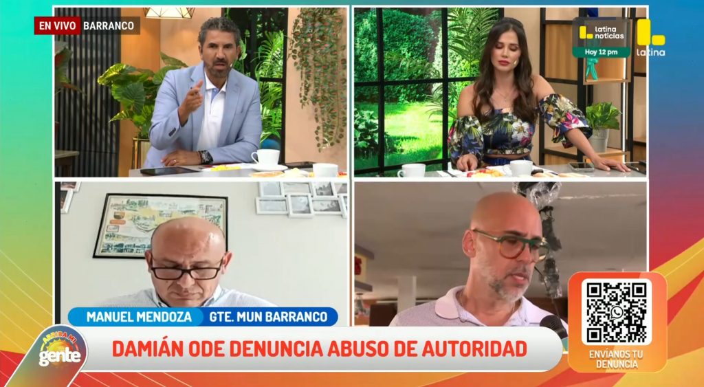 Damián Ode DENUNCIA abuso de autoridad de la Municipalidad de Barranco