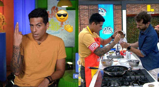 El Gran Chef Famosos: Luciano Mazzetti SALVA los panqueques de Anthony Chávez, ¿cómo?