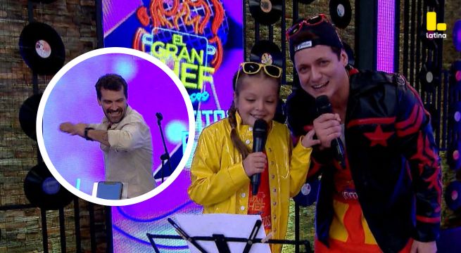 El Gran Chef Famosos: Gino y Gia Pesaressi hacen BAILAR a Luciano Mazzetti