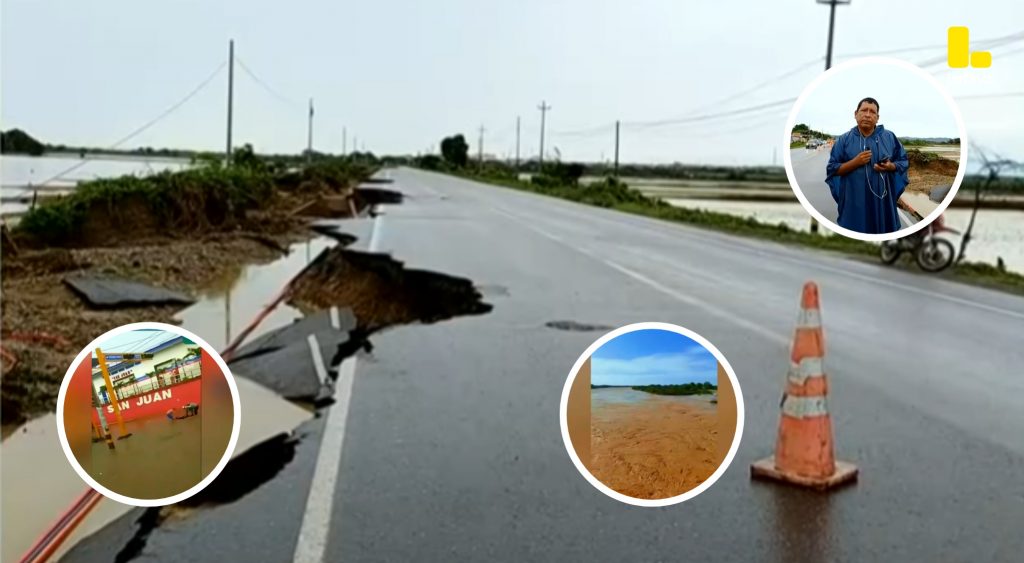 Panamericana Norte INUNDADA: Fuertes lluvias AZOTAN Tumbes