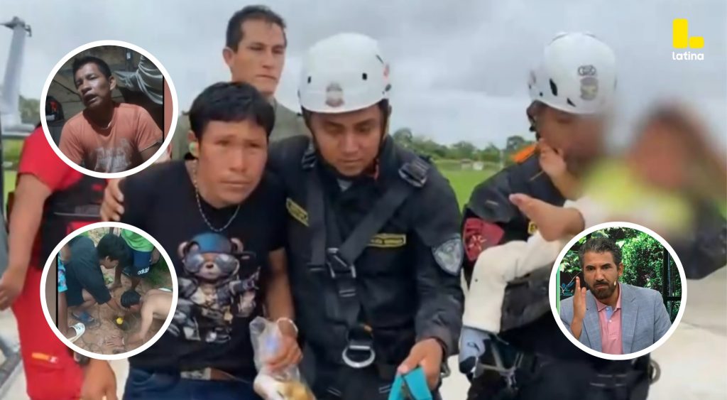 RESCATAN A NIÑO QUE HABÍA CAÍDO A UN POZO DE 15 METROS EN PUCALLPA