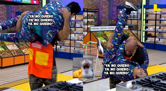 El Gran Chef Famosos: Steve Palao da clase EN VIVO de judo a Armando Machuca