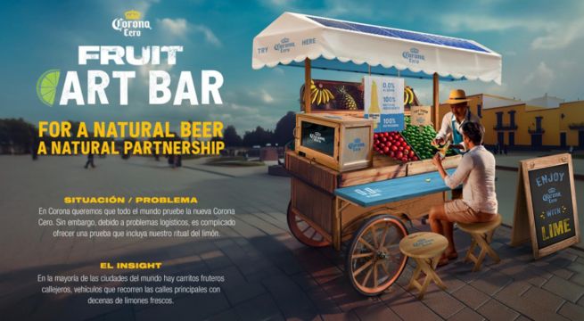 Alianza natural: Corona Cero y fruteros se unen para una experiencia única