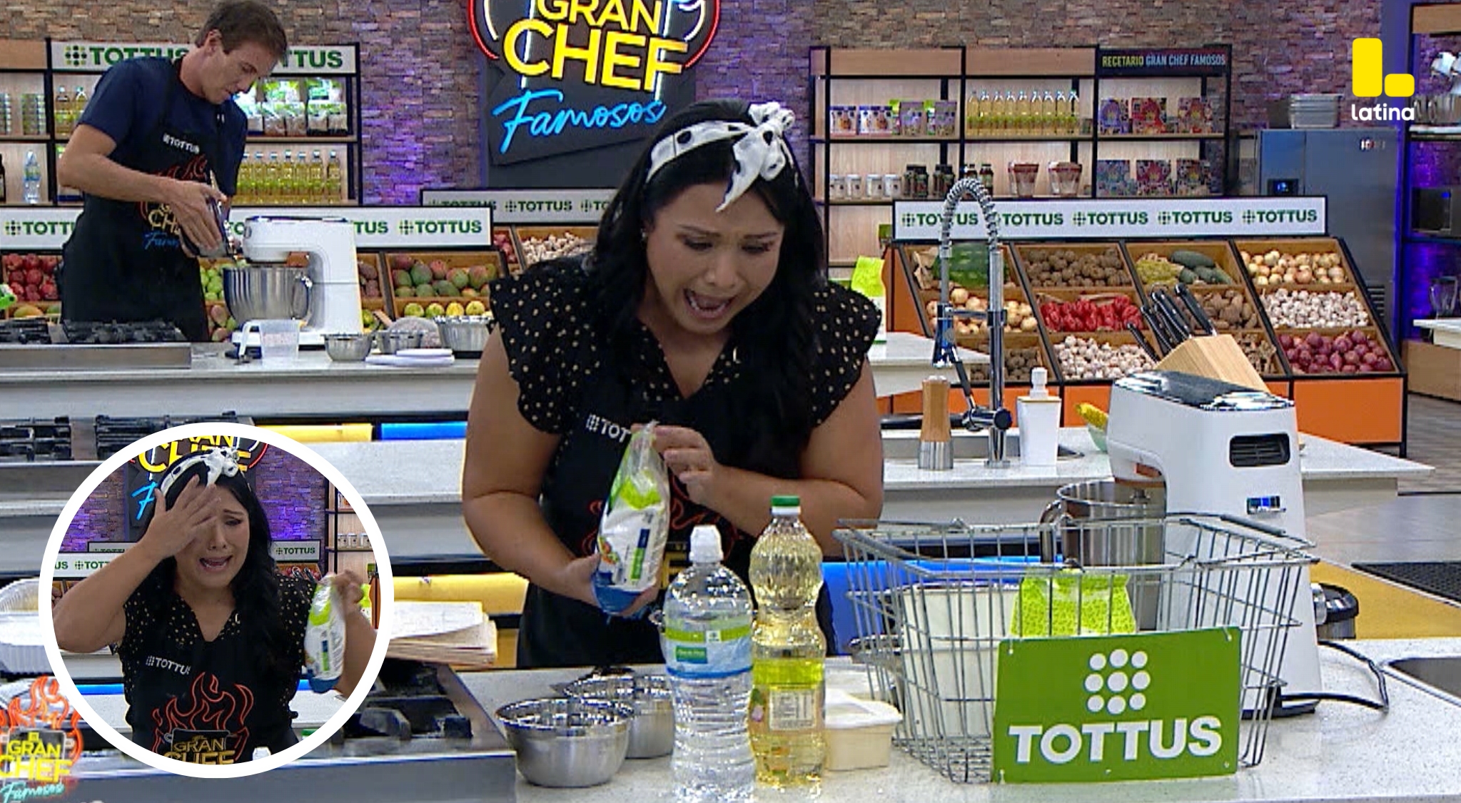 El Gran Chef Famosos: Tula Rodríguez CONFUNDE la sal con el azúcar, ¡Y LO HECHA EN SU OLLA!