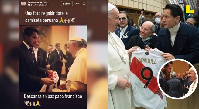 Futbolistas peruanos se DESPIDEN de papa Francisco tras su muerte