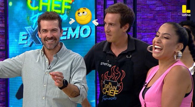El Gran Chef Famosos: Luciano Mazzetti ¿LE PRESUME? a Nelly Rossinelli que prepara mejor el rocoto relleno
