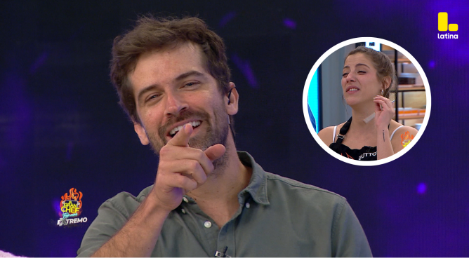 El Gran Chef Famosos: Luciana Blomberg INTERRUMPE a Luciano Mazzetti y ÉL responde, ¿qué le dijo?