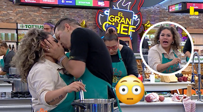 El Gran Chef Famosos: Ricky Trevitazzo se EMOCIONA y BESA EN LA BOCA a Canchita Centeno