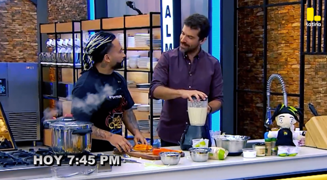 El Gran Chef Famosos EN VIVO: Luciano Mazzetti QUIERE tener la BELLEZA de Zumba