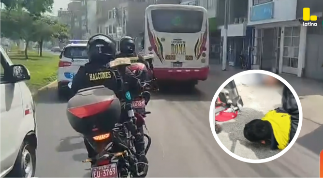 Estudiantes que llevaban REVÓLVER al colegio son CAPTURADOS en PERSECUCIÓN con moto lineal