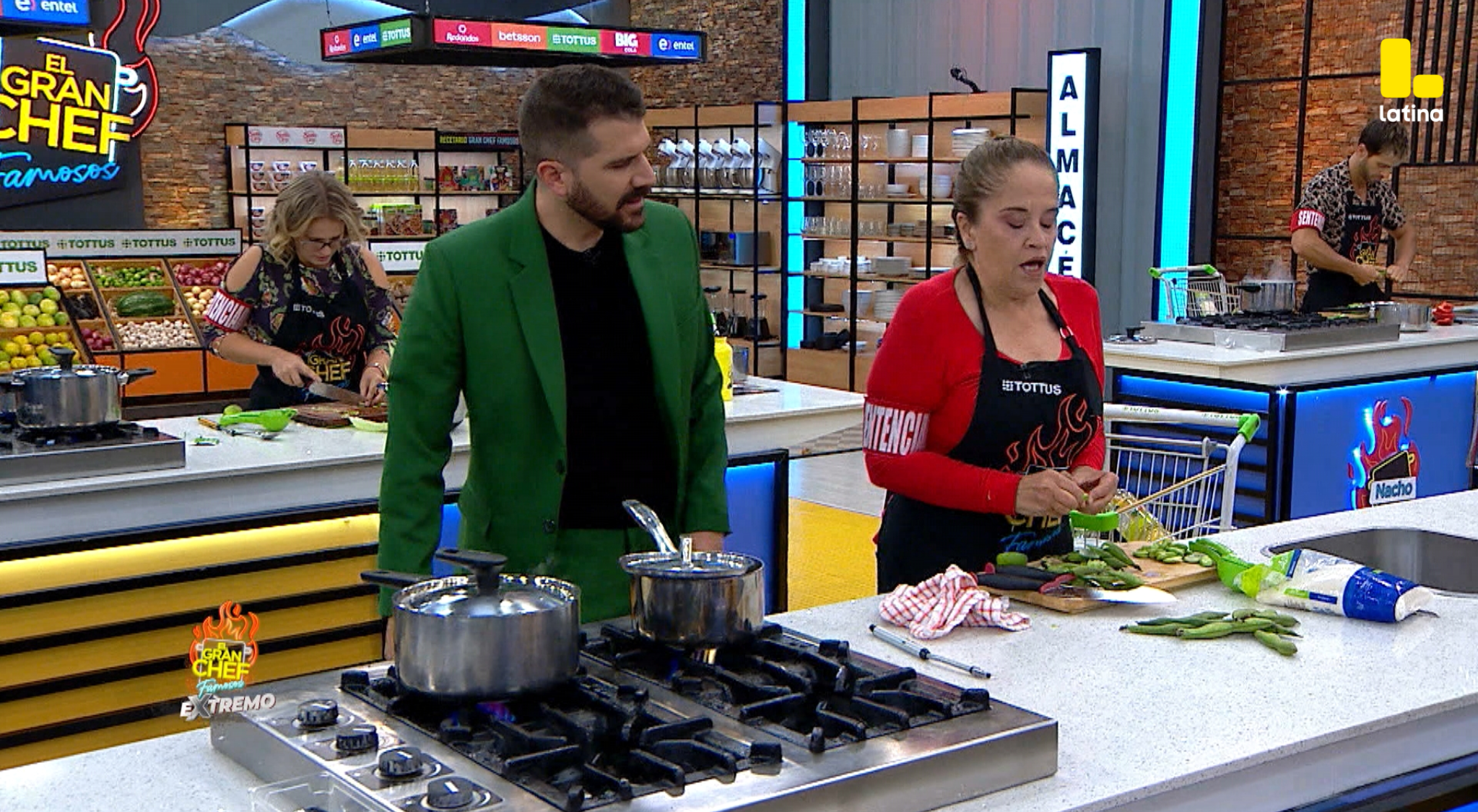 El Gran Chef Famosos: Pilar Delgado CONFUNDE a Peláez con un haba y se ASUSTA, ¿qué?