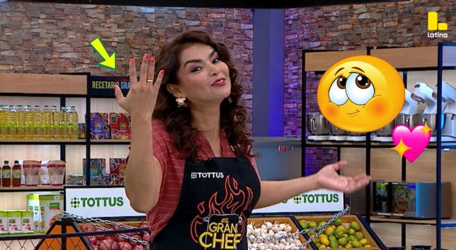 El Gran Chef Famosos: Claudia Portocarrero DESMIENTE separación con HOLANDÉS al lucir ANILLO