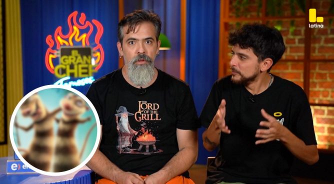 El Gran Chef Famosos: Goncho Iglesias y Daniel Menacho son ¿IGUALITOS? a estos personajes de “La Era del Hielo”