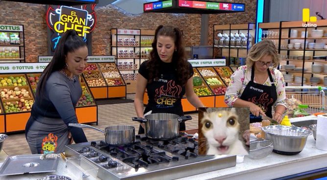 El Gran Chef Famosos: Luciana Blomberg y el BLOOPER de principiante que casi le cuesta el primer plato